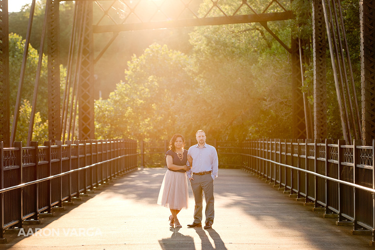 15 washingtons landing bike bridge(pp w768 h512) - Iona + Eric | Washington's Landing & Mellon Park Engagement Photos