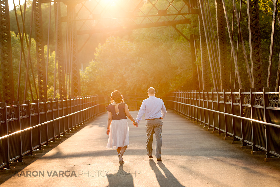 18 washingtons landing sunset engagement - Iona + Eric | Washington's Landing & Mellon Park Engagement Photos