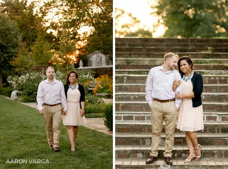23 mellon park engagement photos stairs(pp w768 h568) - Iona + Eric | Washington's Landing & Mellon Park Engagement Photos
