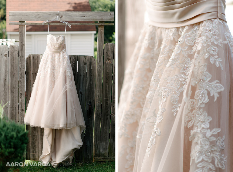 02 light pink wedding dress(pp w768 h568) - Dina + Brendan | Southpointe Golf Club Wedding Photos