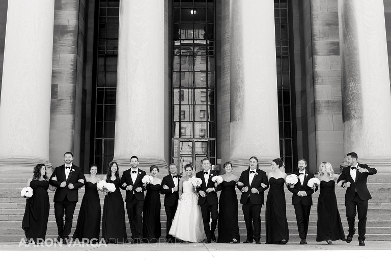 12 mellon institute pillars wedding(pp w768 h512) - Dina + Brendan | Southpointe Golf Club Wedding Photos