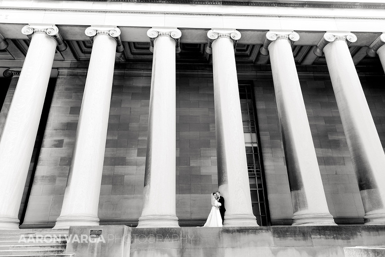 24 mellon institute pillars epic wedding(pp w768 h512) - Dina + Brendan | Southpointe Golf Club Wedding Photos