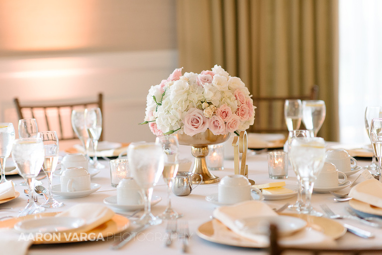 41 southpointe golf club wedding reception table details(pp w768 h512) - Dina + Brendan | Southpointe Golf Club Wedding Photos