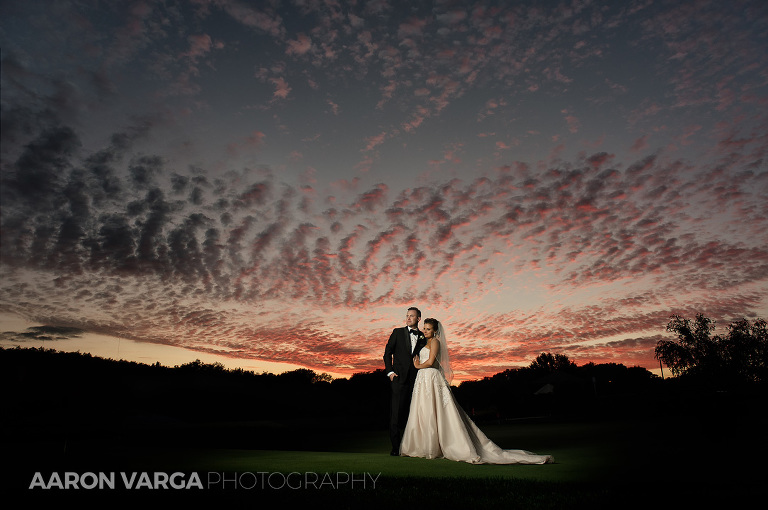 49 southpointe golf club epic sunset(pp w768 h510) - Dina + Brendan | Southpointe Golf Club Wedding Photos