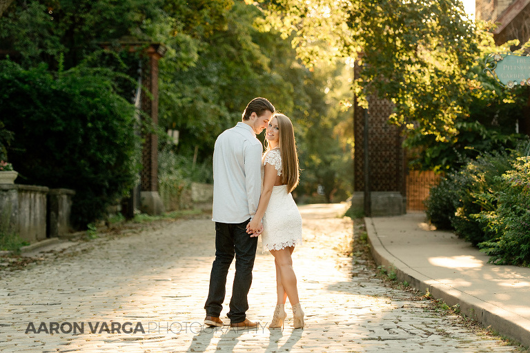 10 sunset engagement photo beautiful light(pp w768 h512) - Alexis + Matt | Mellon Park and Phipps Conservatory Engagement Photos