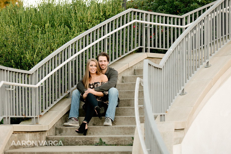 23 phipps stairs engagement photos(pp w768 h512) - Alexis + Matt | Mellon Park and Phipps Conservatory Engagement Photos