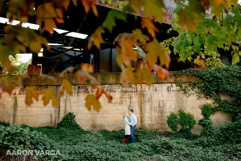 13 washingtons landing fall photos(pp w768 h512) - Annie + Jeff | Washington's Landing and Strip District Engagement Photos