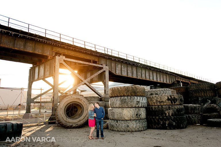 23 strip district tireyard photos(pp w768 h512) - Annie + Jeff | Washington's Landing and Strip District Engagement Photos