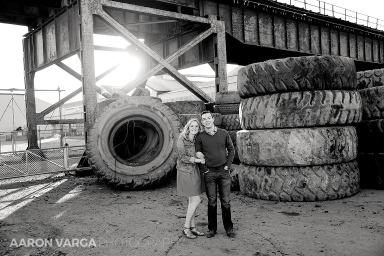 24 strip district industrial engagement(pp w768 h512) - Annie + Jeff | Washington's Landing and Strip District Engagement Photos