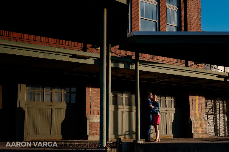 27 strip district market engagement(pp w768 h512) - Annie + Jeff | Washington's Landing and Strip District Engagement Photos