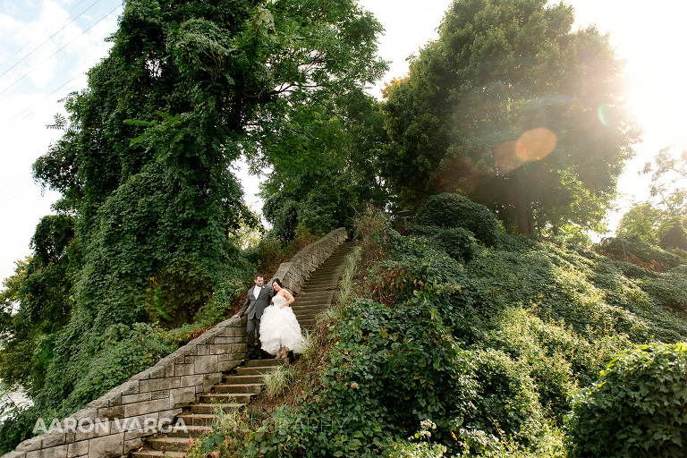 33 stairs at washingtons landing(pp w768 h512) - Shauna + Glenn | Heinz History Center Wedding Photos