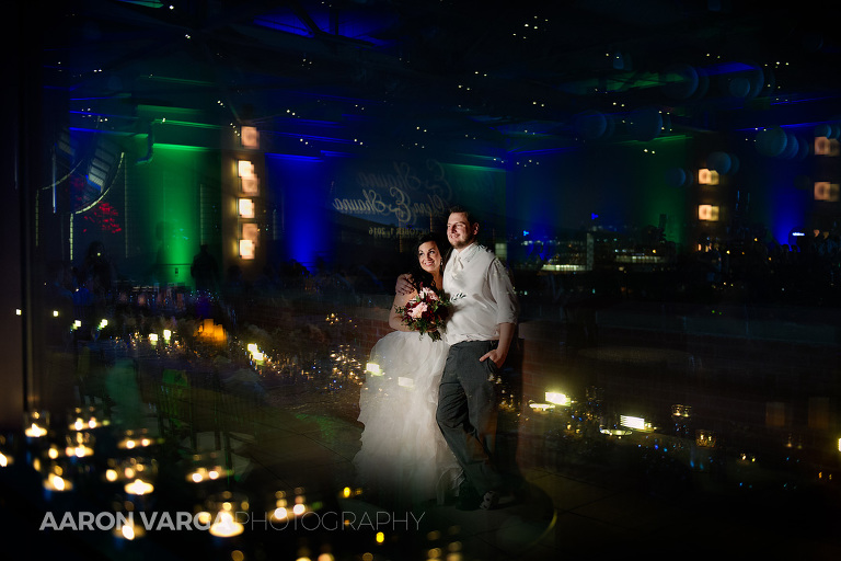 49 heinz history center unique reflection photo(pp w768 h512) - Shauna + Glenn | Heinz History Center Wedding Photos
