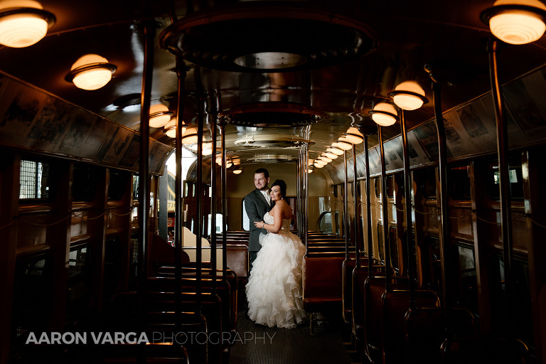 52 heinz history center trolley wedding(pp w768 h512) - Shauna + Glenn | Heinz History Center Wedding Photos