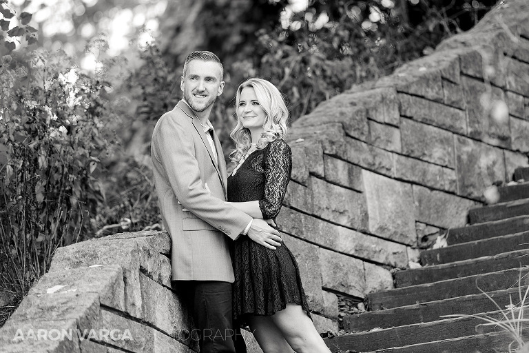 07 washingtons landing staircase(pp w768 h512) - Amy + Bill | Washington's Landing Engagement Photos