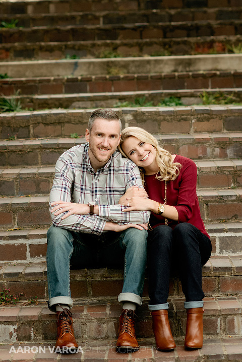 07 mellon park engagement photos stairs(pp w480 h718) - Amy + Bill (Part II) | Mellon Park Engagement Photos