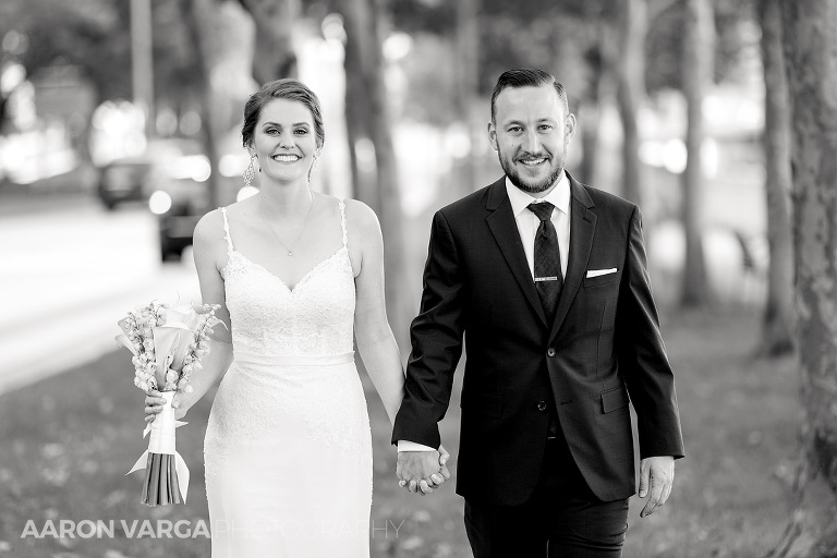 14 downtown pittsburgh wedding first look(pp w768 h512) - Shannon + Philip | Renaissance Hotel Pittsburgh Wedding Photos