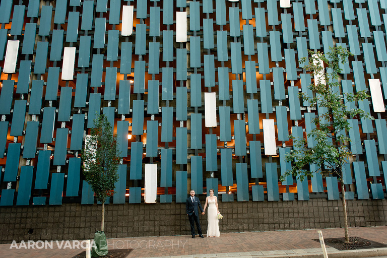 50 renaissance hotel wedding photos parking garage(pp w768 h512) - Shannon + Philip | Renaissance Hotel Pittsburgh Wedding Photos