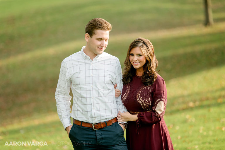05 engagement photos at st clair country club 1(pp w768 h512) - Katie + Michael | St. Clair Country Club and Peters Lake Park Engagement