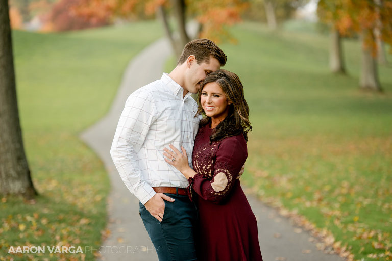 06 engagement photo at st clair country club 1(pp w768 h512) - Katie + Michael | St. Clair Country Club and Peters Lake Park Engagement