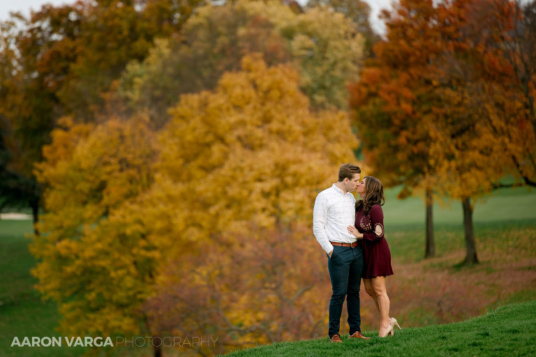 09 st clair country club fall engagement 1(pp w768 h512) - Katie + Michael | St. Clair Country Club and Peters Lake Park Engagement