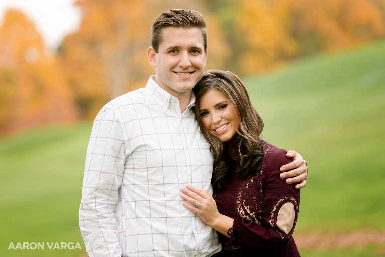 17 fall engagement photos at st clair country club 1(pp w768 h512) - Katie + Michael | St. Clair Country Club and Peters Lake Park Engagement