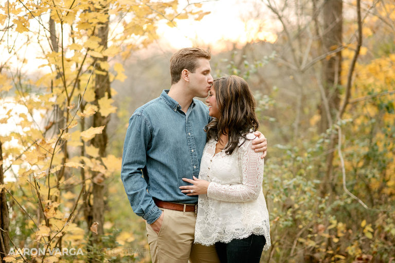 25 sunset engagement at peters lake park 1(pp w768 h512) - Katie + Michael | St. Clair Country Club and Peters Lake Park Engagement