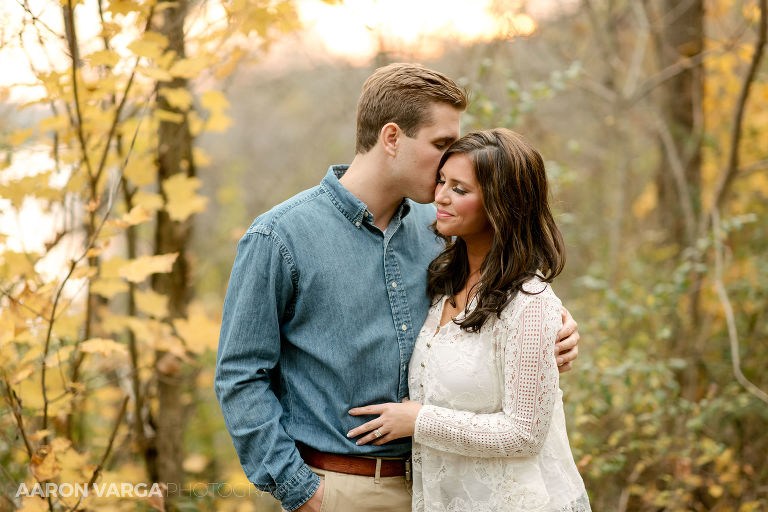 26 sunset engagement photos at peters lake park 1(pp w768 h512) - Katie + Michael | St. Clair Country Club and Peters Lake Park Engagement
