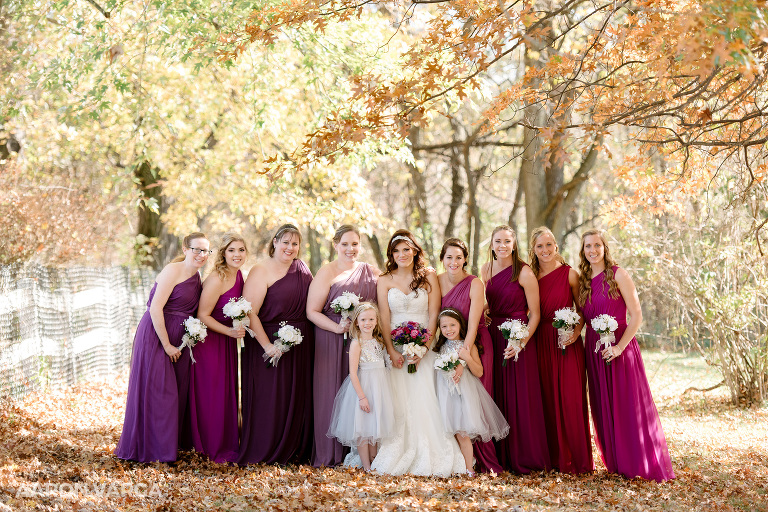 05 pink purple bridesmaid dresses(pp w768 h512) - Lindsey + Sean | Syria Shrine Wedding Photos