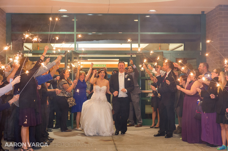 45 syria shrine sparkler exit(pp w768 h511) - Lindsey + Sean | Syria Shrine Wedding Photos
