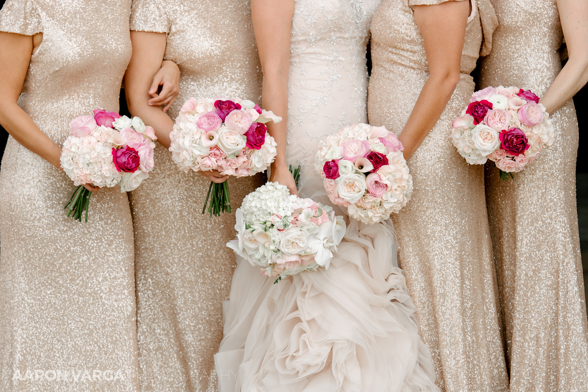 02 pink rose wedding bridesmaid bouquets - Best of 2016: Flowers