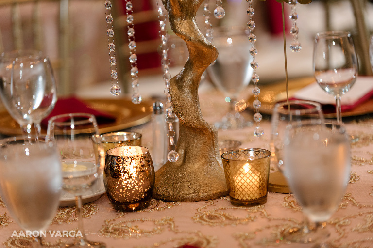 39 gold candle holders wedding table(pp w768 h512) - Best of 2016: Receptions and Details