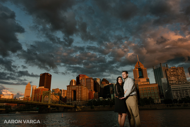 22 north shore pittsburgh dramatic engagement(pp w768 h512) - Best of 2016: End of the Night Portraits