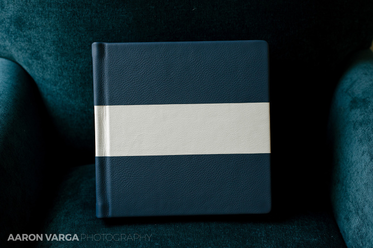 01 wedgewood blue white wedding album(pp w768 h512) - Blue and White Leather Wedding Album | Pittsburgh Opera Wedding Album