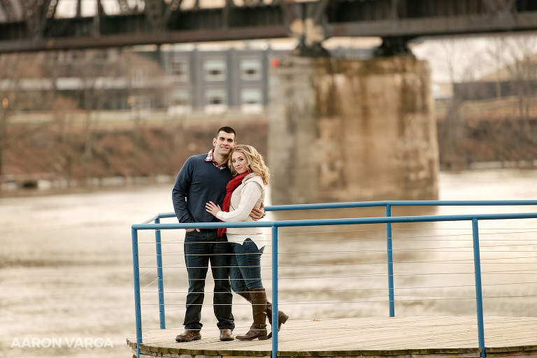 12 washingtons landing dock engagement(pp w768 h512) - Cayla + Sam (Part II) | Washington's Landing Winter Engagement Photos