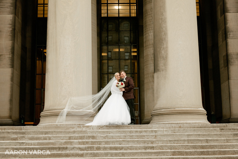 37 winter wedding in pittsburgh mellon(pp w768 h512) - Kaitlyn + Tom | Heinz Chapel and Sheraton Station Square Wedding Photos