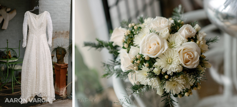02 winter wedding flowers bouquet(pp w768 h349) - Allison + Mike | South Park and Meadows Casino Wedding Photos