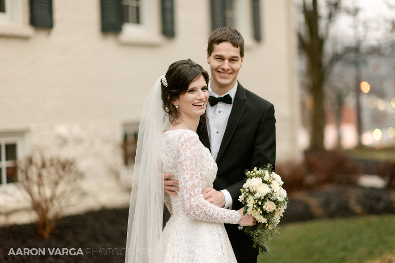 39 washington jefferson college winter wedding photo(pp w768 h512) - Allison + Mike | South Park and Meadows Casino Wedding Photos