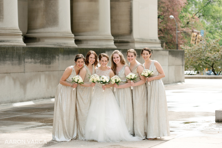 16 gold blush bridesmaid dresses(pp w768 h512) - Kelly + John | J. Verno Studios Wedding