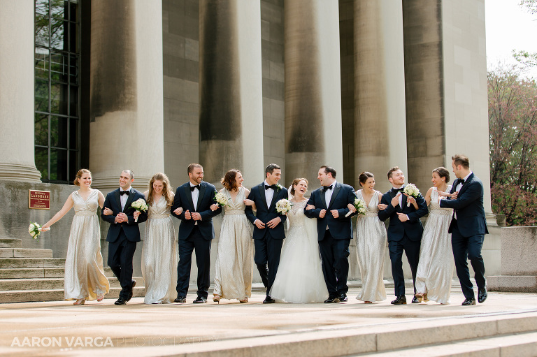 19 bridal party mellon pillars(pp w768 h511) - Kelly + John | J. Verno Studios Wedding