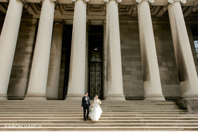 26 mellon institute columns oakland wedding(pp w768 h512) - Kelly + John | J. Verno Studios Wedding