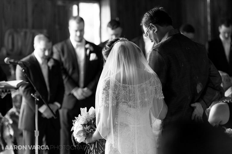 10 shady elms wedding ceremony in barn(pp w768 h512) - Iona + Eric | Shady Elms Farm Wedding Photos