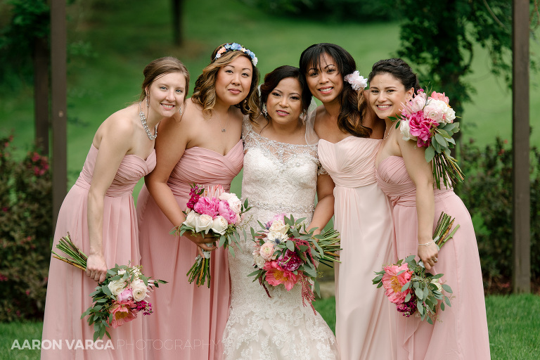 18 pink bridesmaid dresses(pp w768 h512) - Iona + Eric | Shady Elms Farm Wedding Photos
