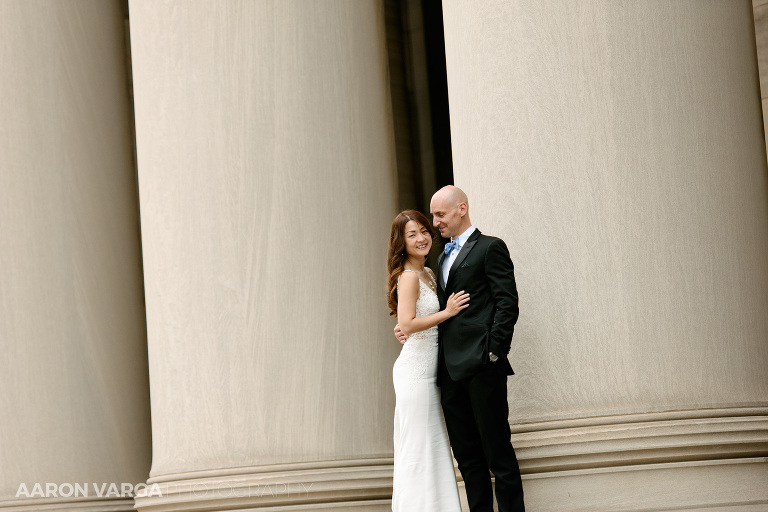 01 mellon institute pillars wedding(pp w768 h512) - Irene + Scott | University of Pittsburgh and Phipps Conservatory Wedding Photos