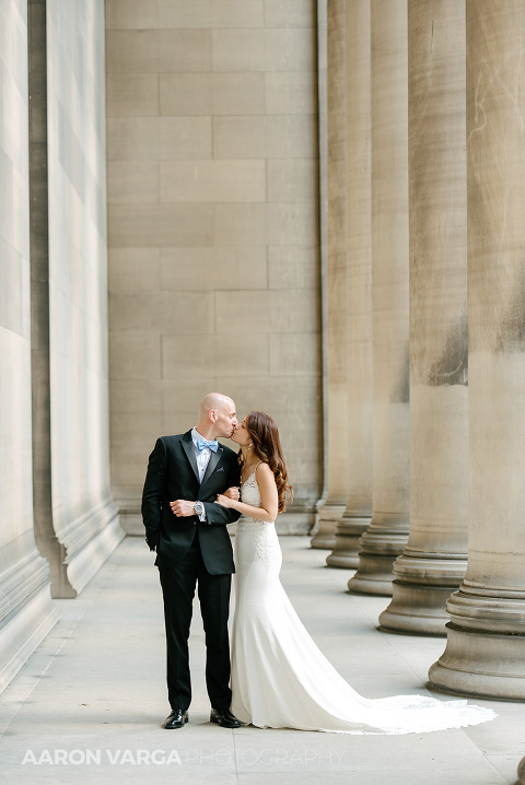 03 oakland pillars wedding(pp w480 h718) - Irene + Scott | University of Pittsburgh and Phipps Conservatory Wedding Photos