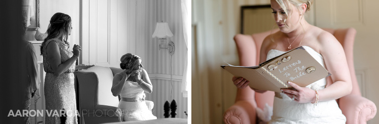 10 shady elms bride getting ready(pp w768 h252) - Stacy + Jeff | Shady Elms Farm Wedding Photos