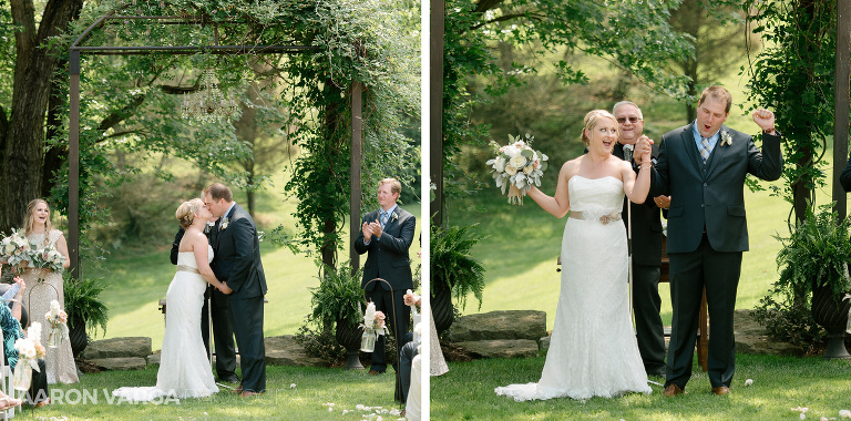 28 shady elms farm first kiss wedding(pp w768 h380) - Stacy + Jeff | Shady Elms Farm Wedding Photos