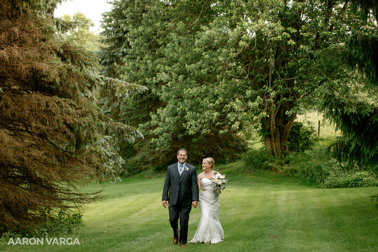 32 shady elms farm bride groom walking(pp w768 h512) - Stacy + Jeff | Shady Elms Farm Wedding Photos