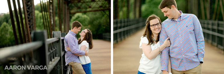16 washingtons landing bridge(pp w768 h253) - Katie + Ben | Washington's Landing and Mellon Park Engagement Photos