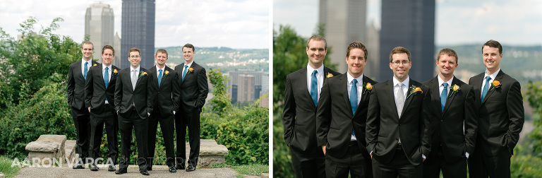 19 grandview park groomsmen(pp w768 h252) - Melissa + Dan | South Hills Country Club Wedding Photos