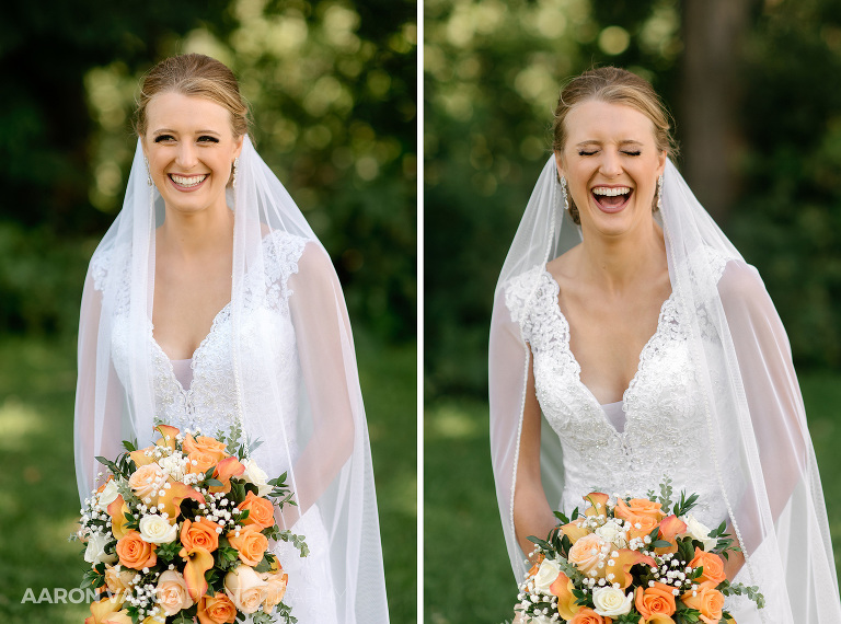 22 happy beautiful bride(pp w768 h570) - Melissa + Dan | South Hills Country Club Wedding Photos